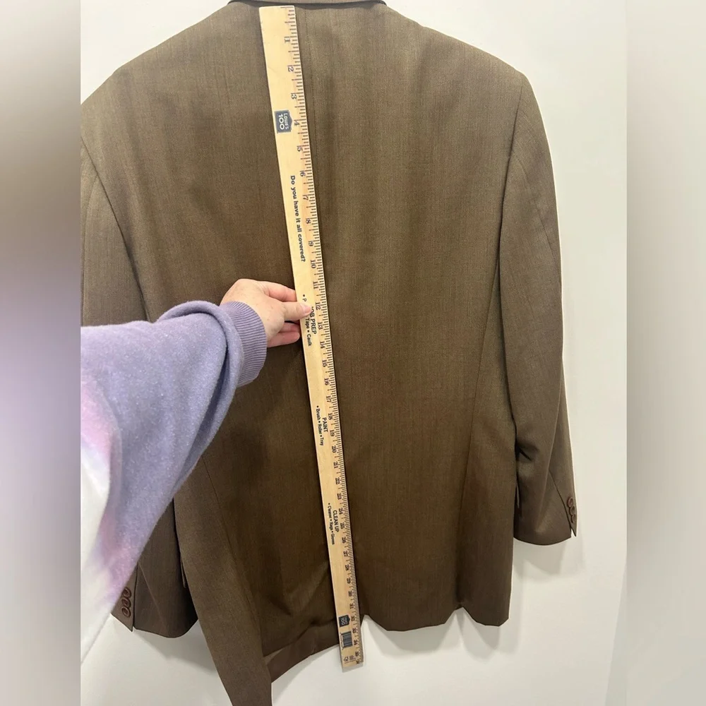 Canali Blazer 52R‎ Brown Proposta Men’s 100% Pure Wool Sport Coat Made In Italy